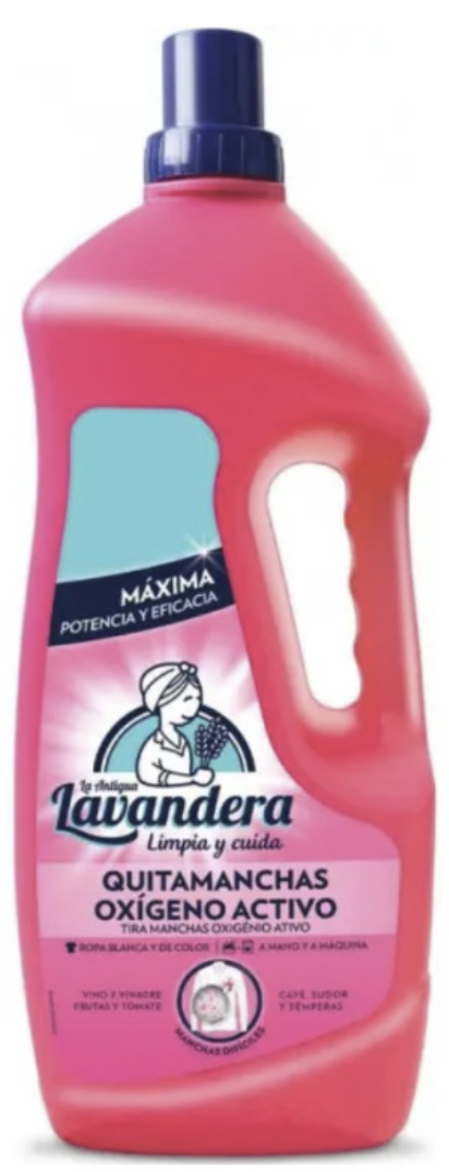 Пятновыводитель жидкий кислородный Lavandera Oxigeno Activo для белых и цветных тканей с активным кислородом (202496)