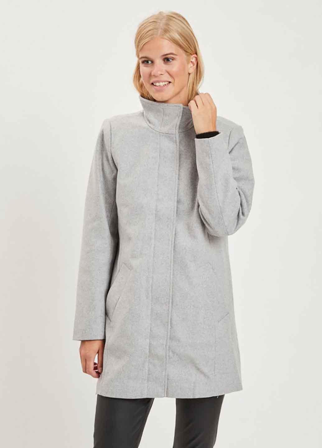 Пальто Object р. 36 Серый (23027422b51)