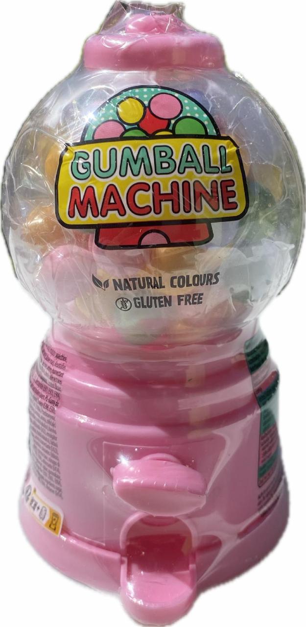 Жуйки автомат міні Gumball Machine 220 г Рожевий (2215223797)