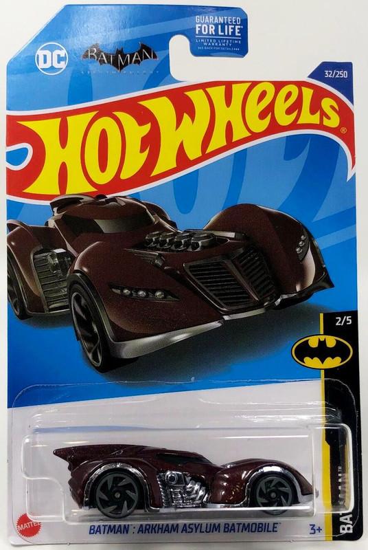 Игрушечная машинка Hot Wheels Batman: Arkham Asylum Batmobile 2022 DC Batman №032 (HCW59)