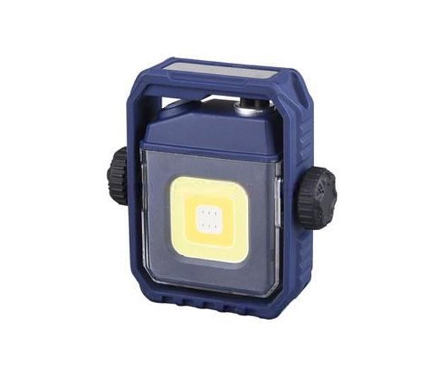 Фонарь многофункциональный D68-COB зажигалка/Power indicator/Li-Ion/USB-C Blue - фото 1