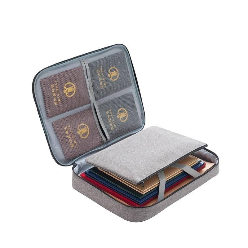 Органайзер для хранения документов с кодовым замком Серый (KJKJ-898887G)