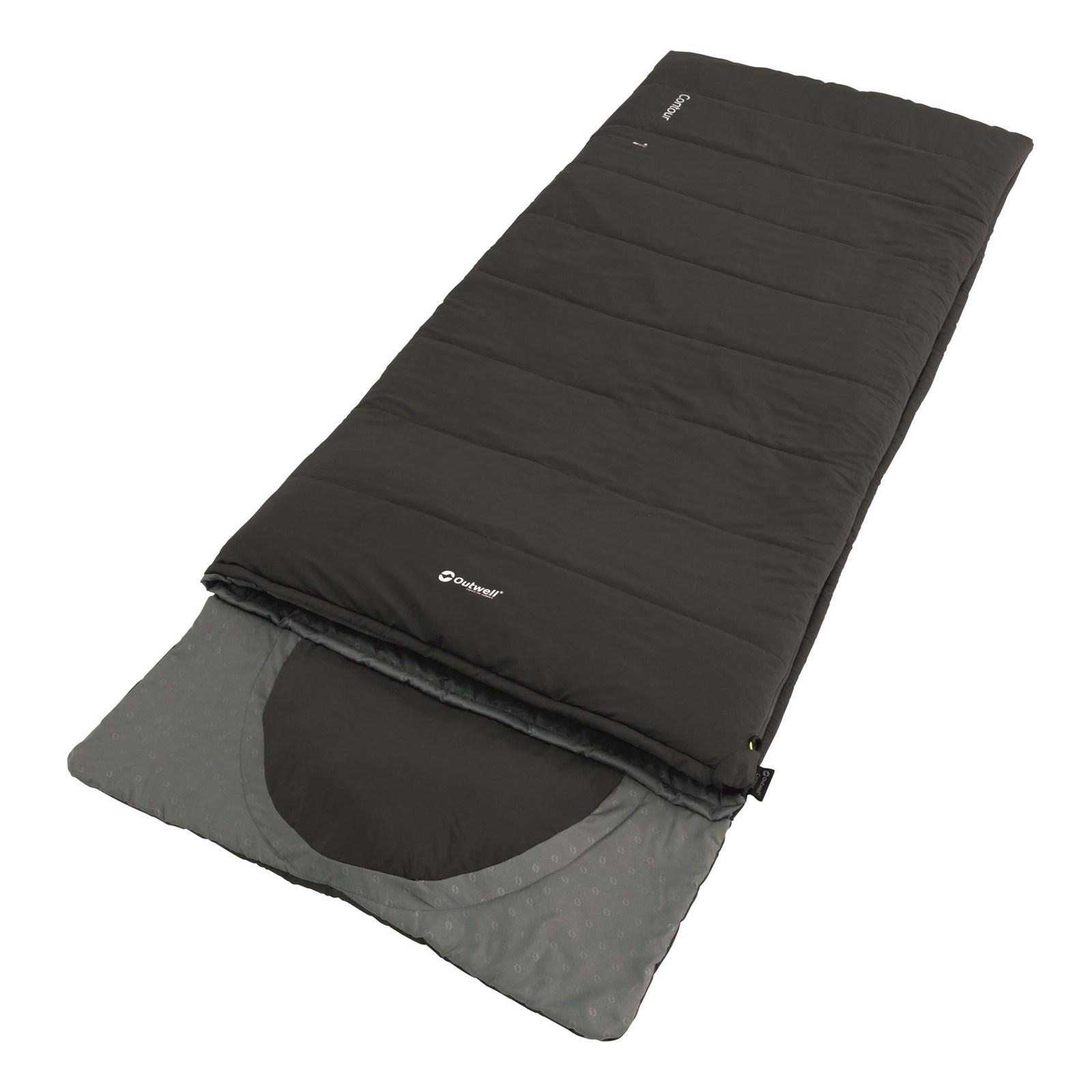 Спальный мешок Outwell Contour Reversible +2 °C left Midnight Black (230300)