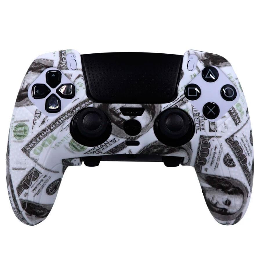 Чохол для геймпада силіконовий PS5 Dualsense Edge Принт money (HS-48003316)