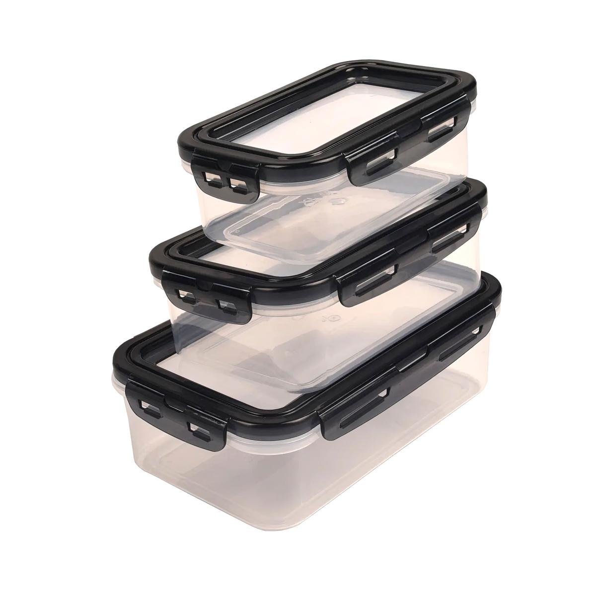 Комплект пищевых контейнеров 3шт. Серый (1010428-Other)