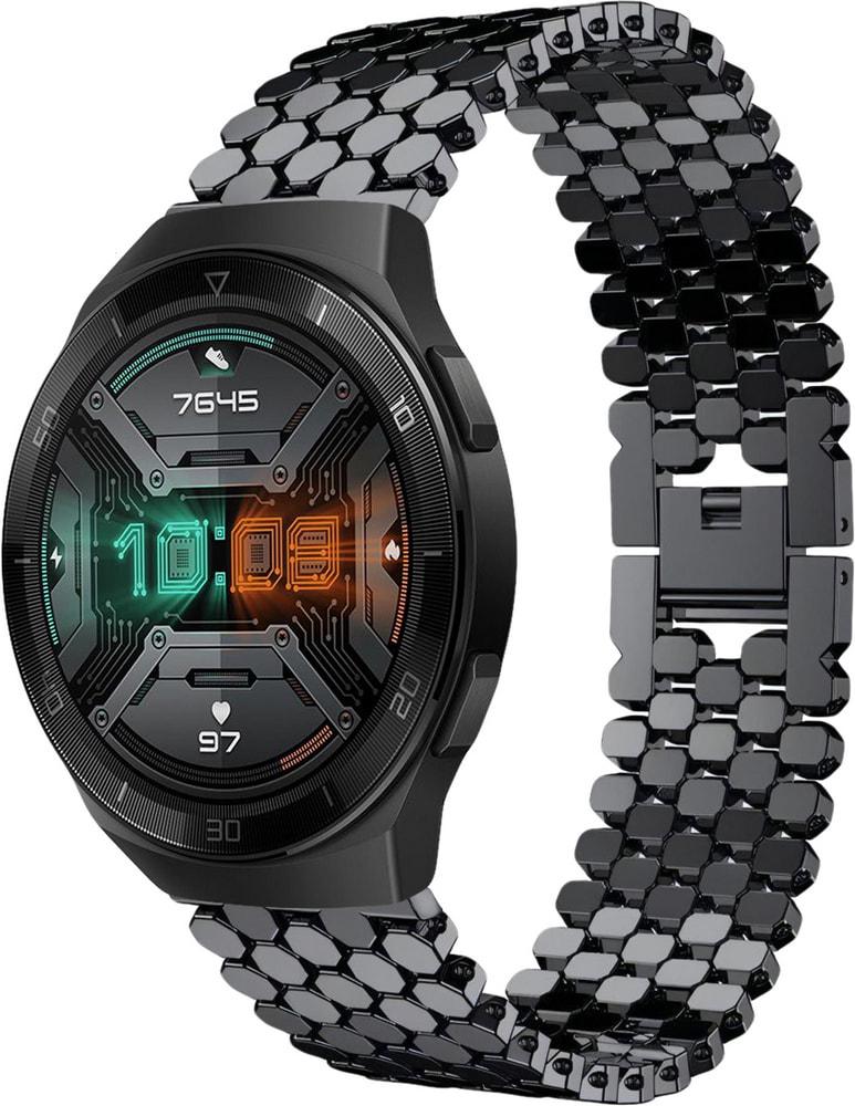 Металлический Ремешок Scaly для Huawei Watch GT2e 46 мм Black (28770-2B)