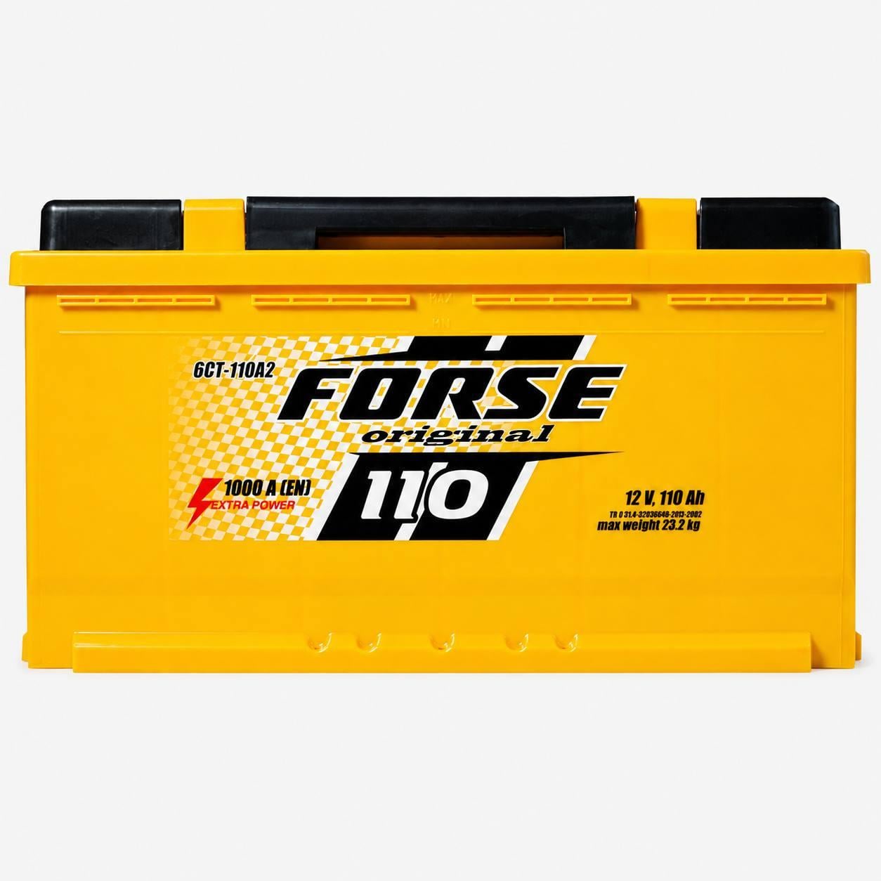 Аккумулятор автомобильный Forse 110 Ah 1000A R+ 12V (3149529076)