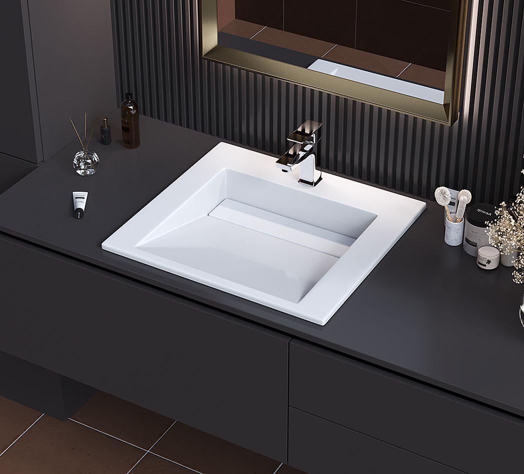 Умывальник накладной Luxor Kraft Low 50 (29910285)