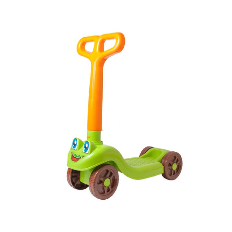 Самокат ТехноК Зеленый/Желтый (3473)