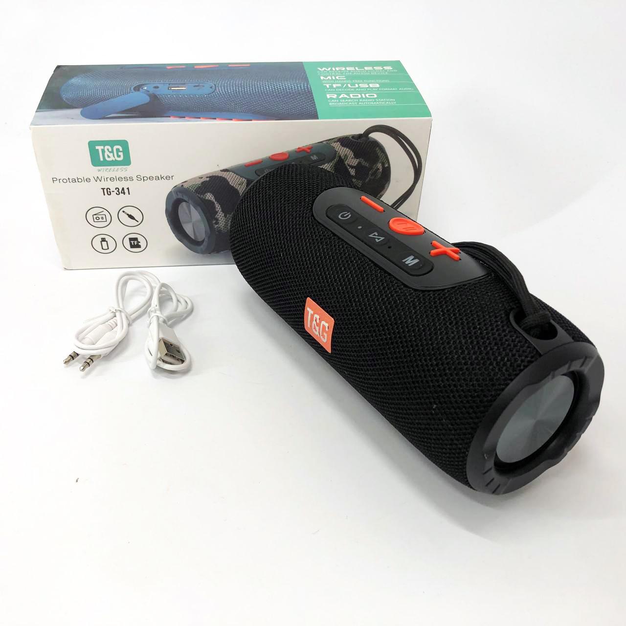 Портативна колонка Bluetooth TG341 зі шнурком Чорний - фото 8 Портативна колонка Bluetooth TG341 зі шнурком Чорний - фото 8