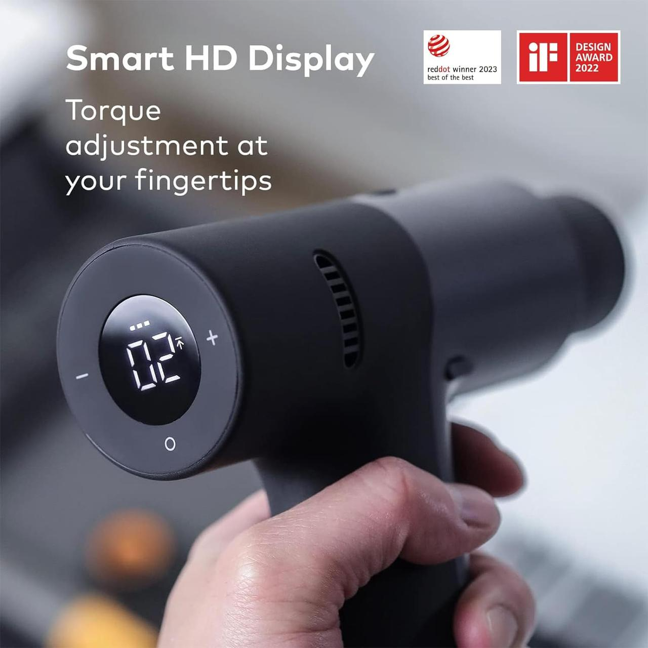 Набір інструментів HOTO 12V Brushless Drill Kit QWDZGJ001 з електричним шуруповертом та кейсом (000899) - фото 4 Набір інструментів HOTO 12V Brushless Drill Kit QWDZGJ001 з електричним шуруповертом та кейсом (000899) - фото 4