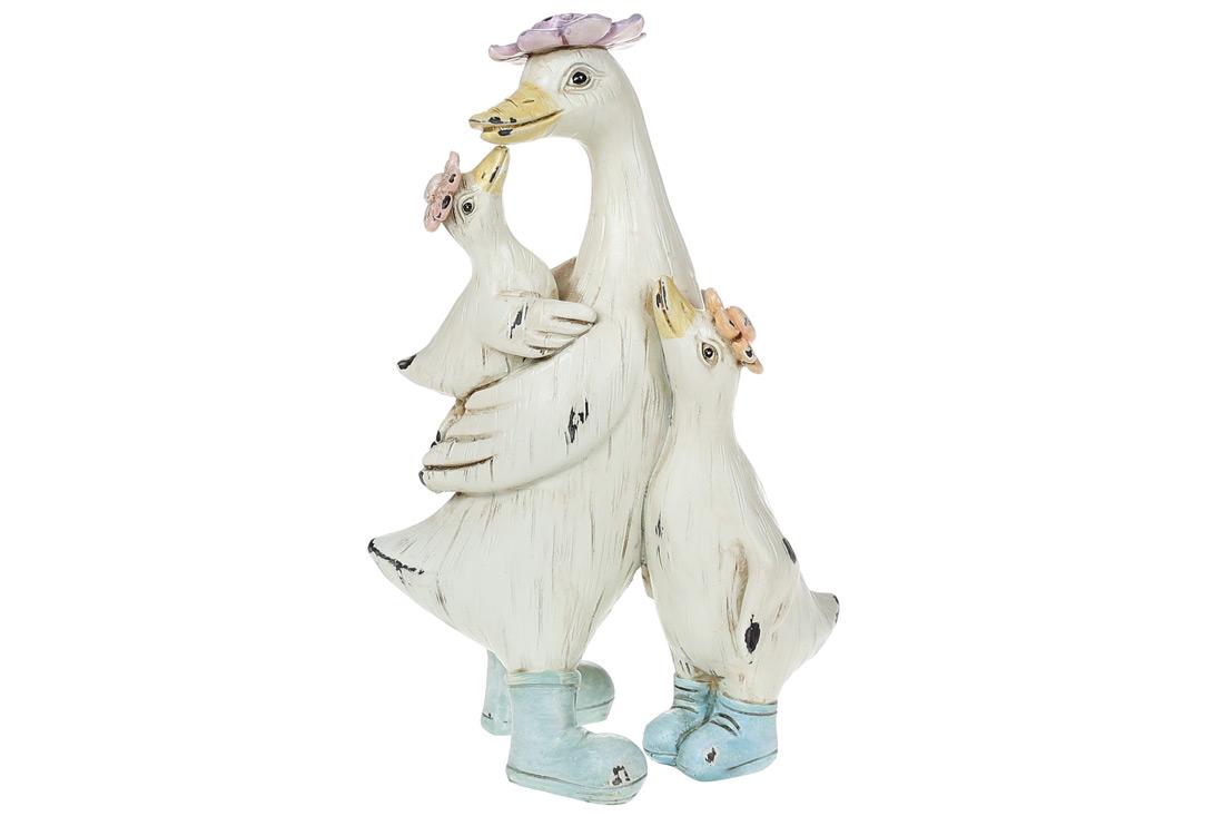 Декоративная статуэтка BonaDi Гусиная семья (707-087)