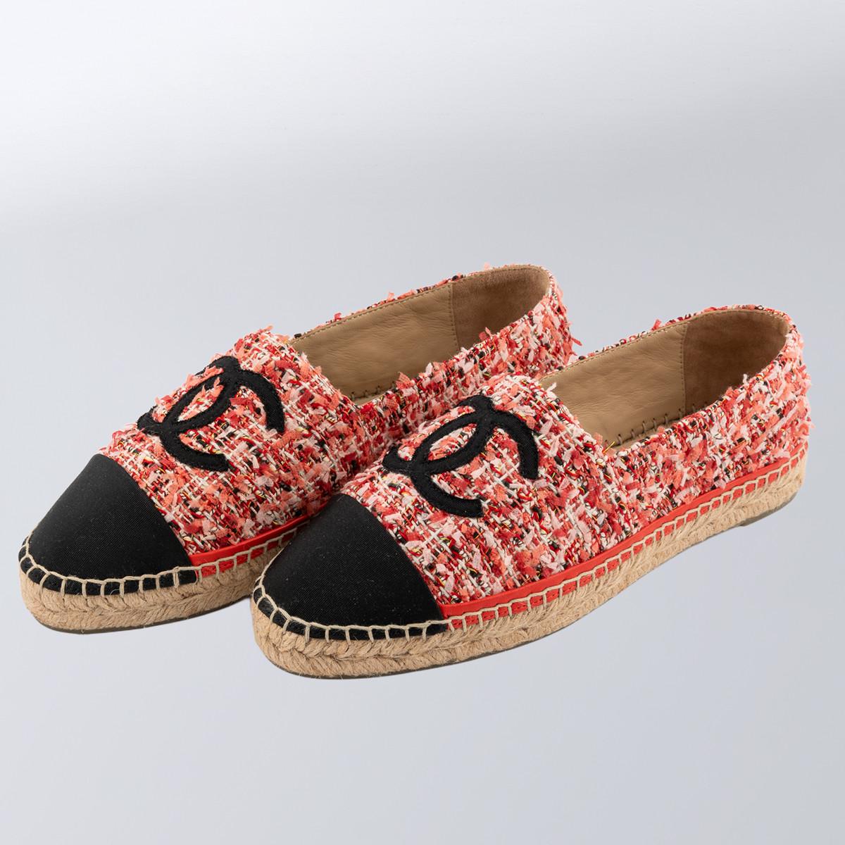Еспадрільї жіночі повсякденні Chanel р. 39 Червоний (2797308498)