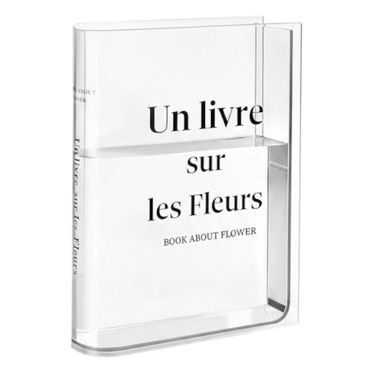 Ваза-книга JWDMHSJ з акрилу Прозорий (31802159)