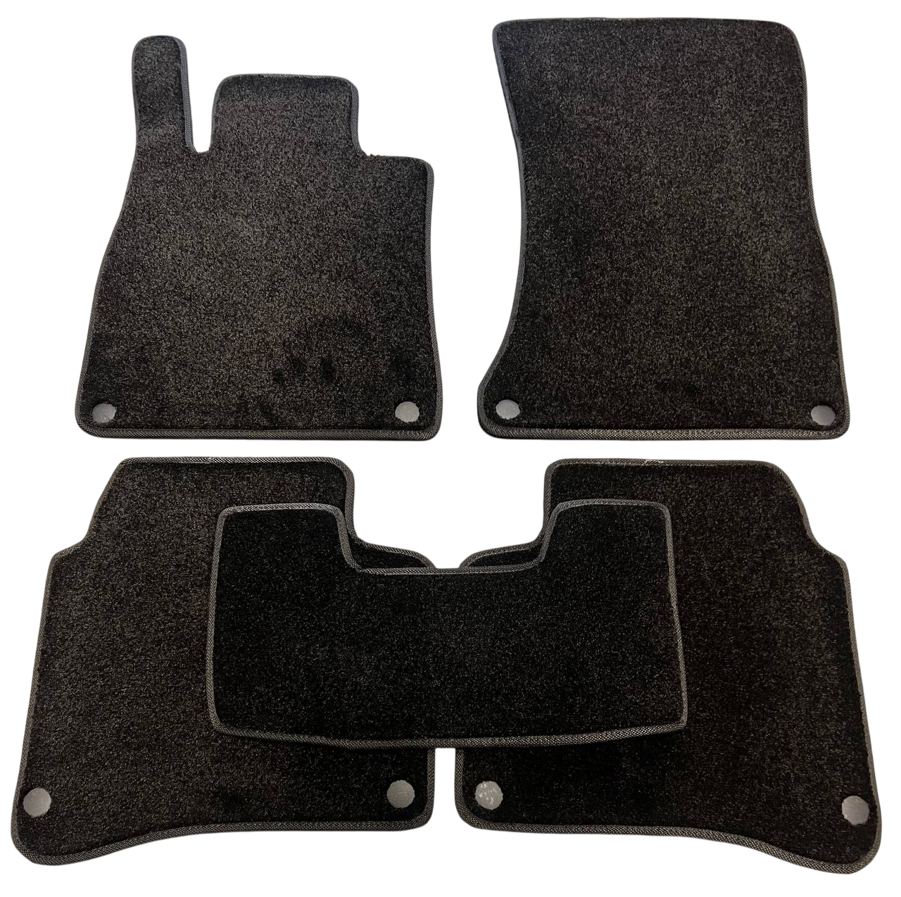 Коврики в салон ворсовые для Mercedes S-class W 222 2013- 5 шт. Черный (27327203)