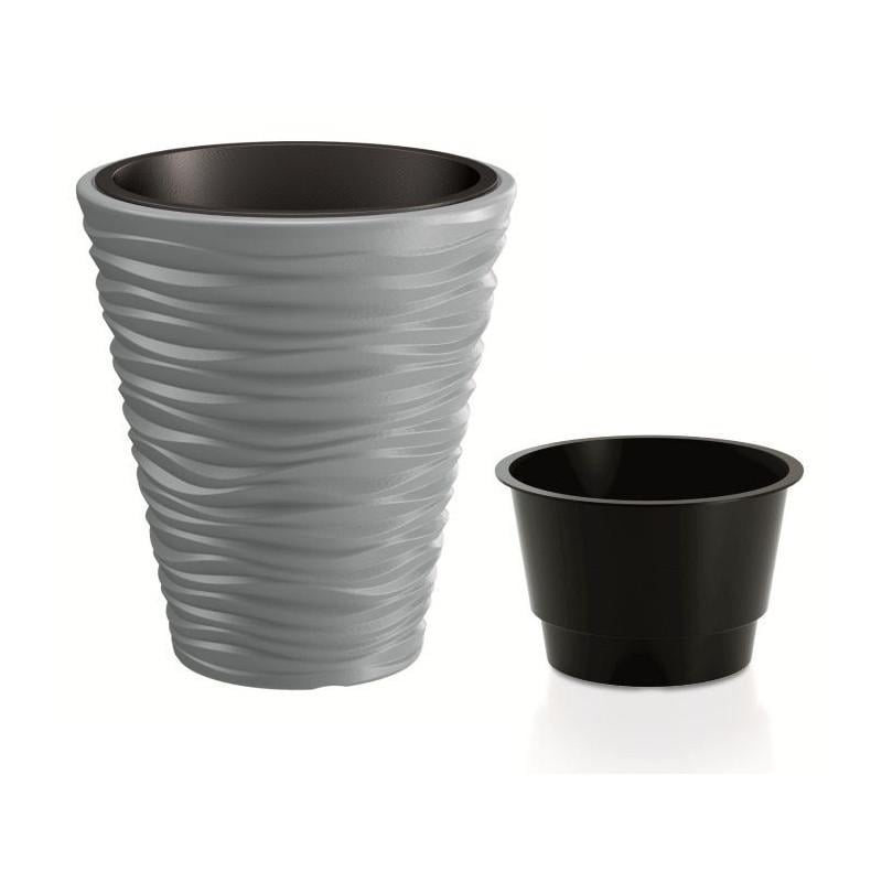 Горшок для цветов Prosperplast Sand 40 см Серый (DBSA400-405U)