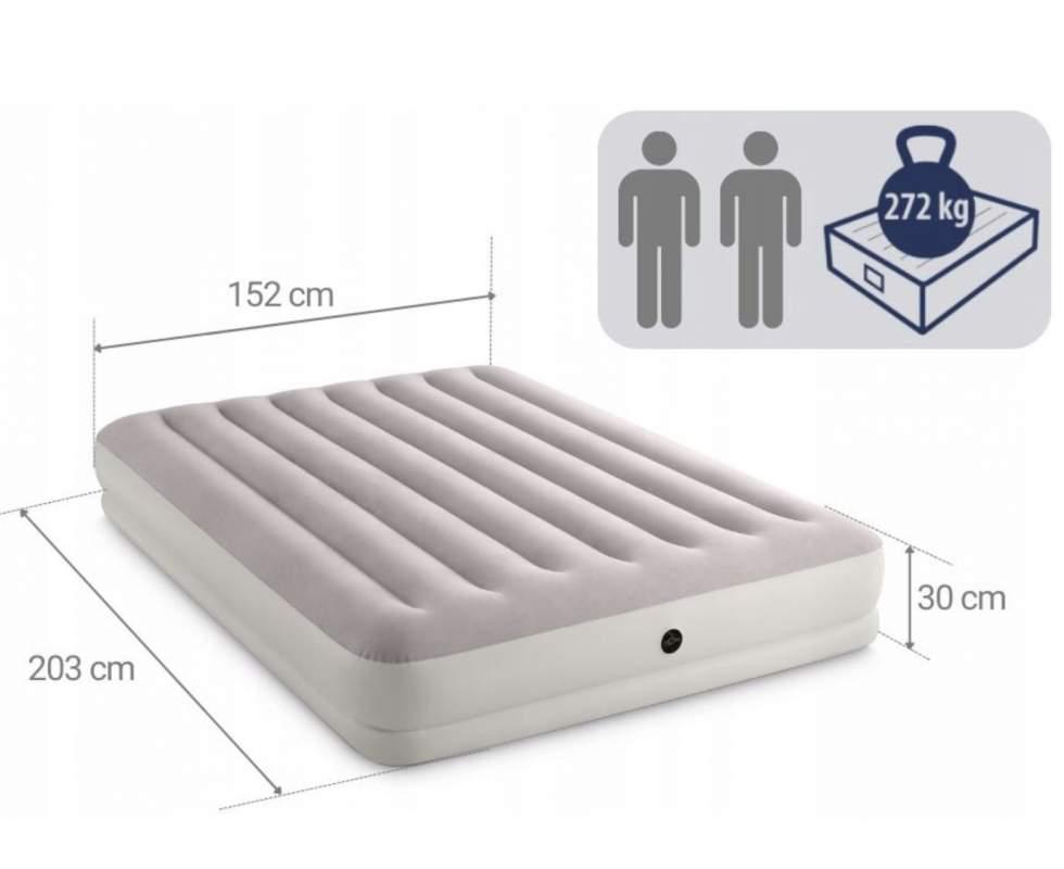 Матрас надувной двухместный Intex 152х203х30 см с насососм (64179) - фото 4 Матрас надувной двухместный Intex 152х203х30 см с насососм (64179) - фото 4