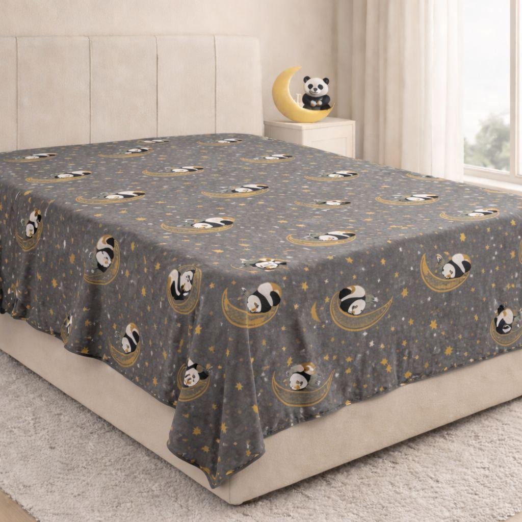 Простирадло PaniPava Moonlight Panda бязь 200х220 см (207946631) Простирадло PaniPava Moonlight Panda бязь 200х220 см (207946631)