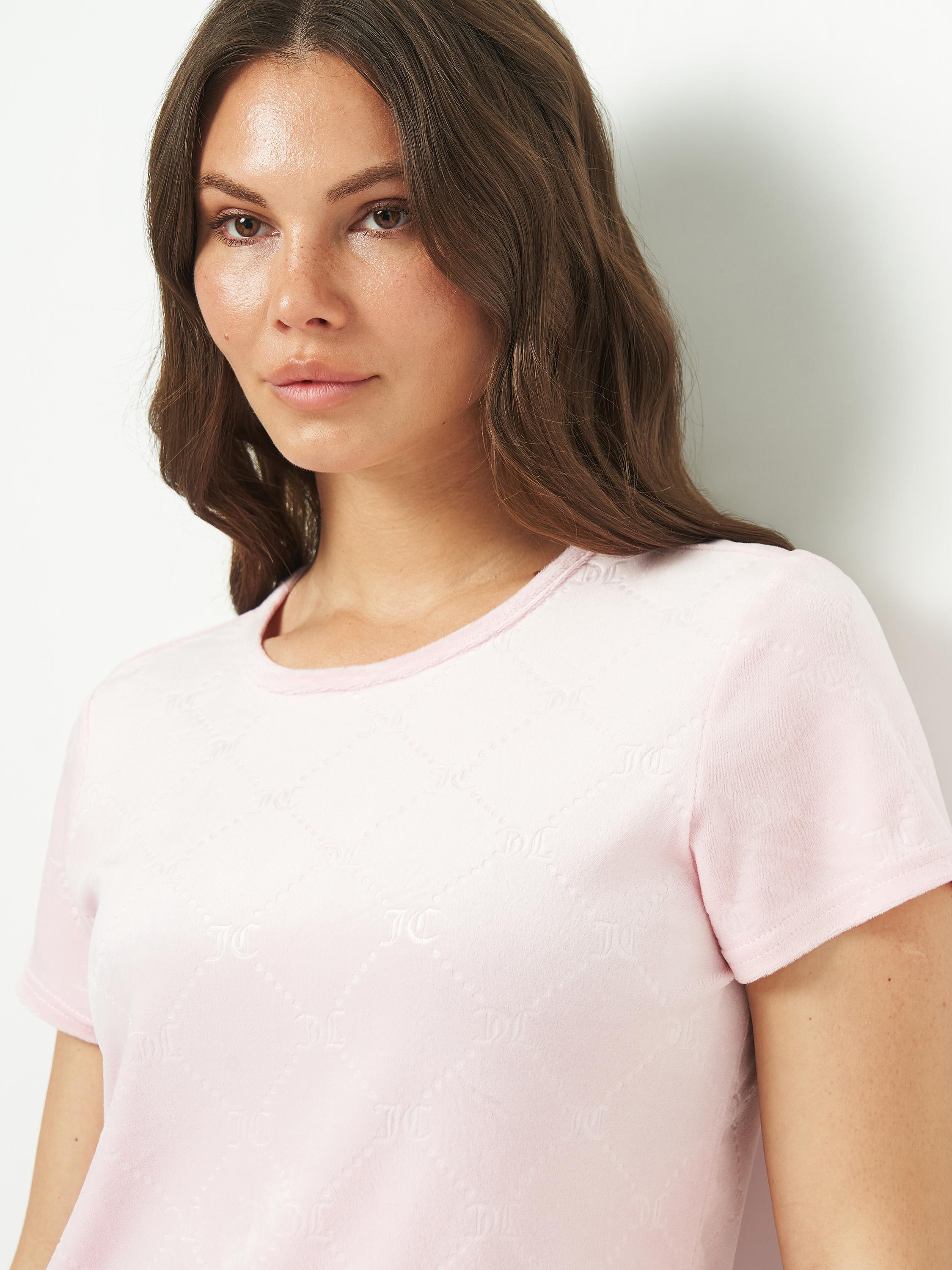 Пижама женская велюровая Juicy футболка/шорты с принтом M Powder (7627) - фото 6 Пижама женская велюровая Juicy футболка/шорты с принтом M Powder (7627) - фото 6