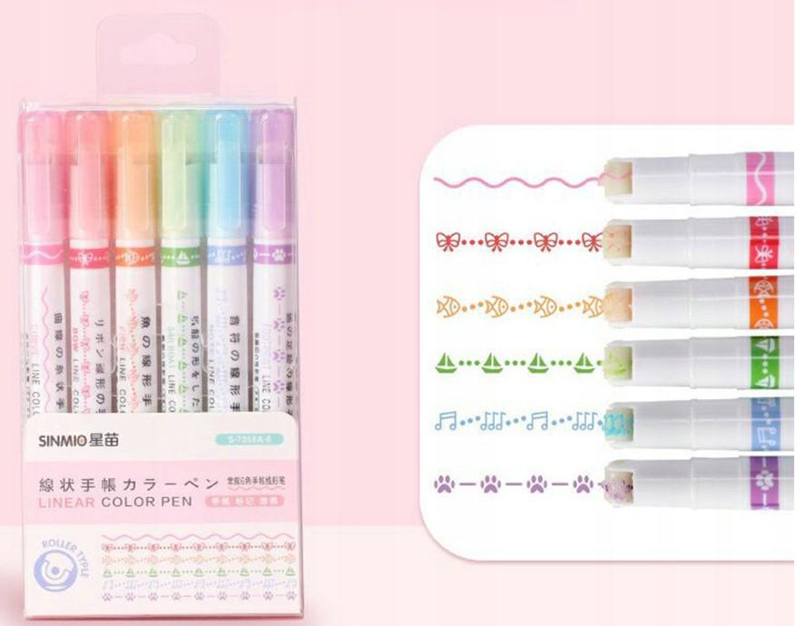 Набір кольорових маркерів 6 шт. - фото 12 Набір кольорових маркерів 6 шт. - фото 12