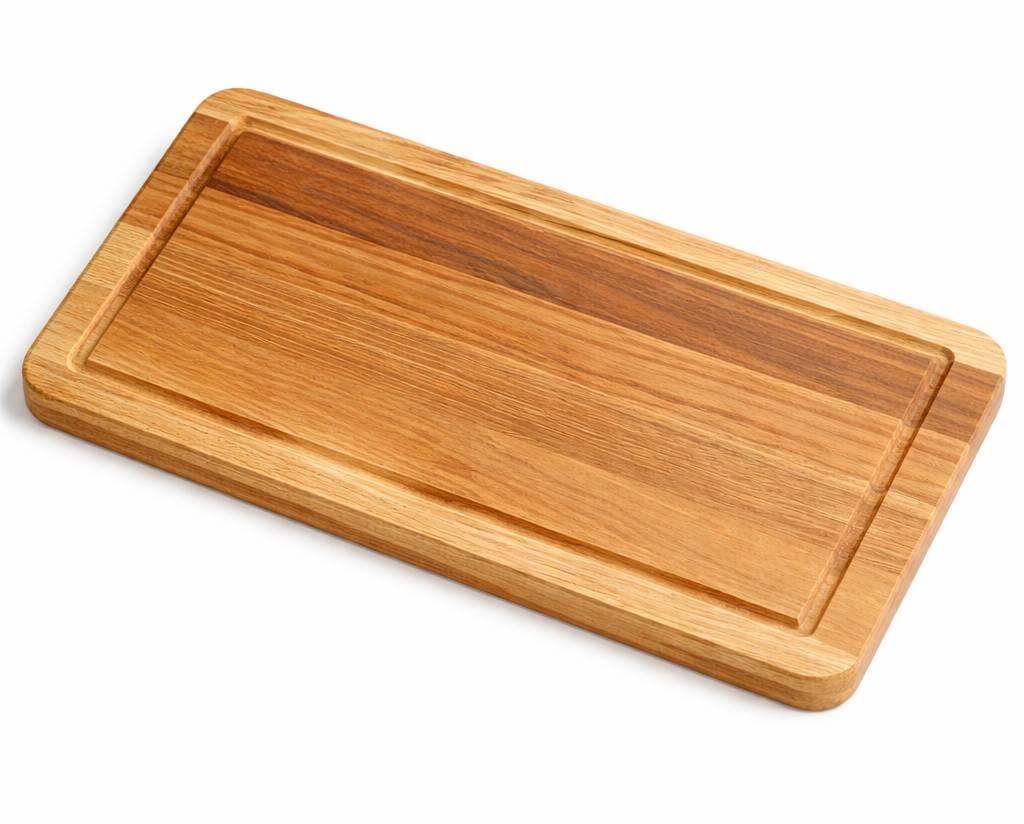 Доска разделочная BVD43 с желобом 25х35 см Дуб (1109)