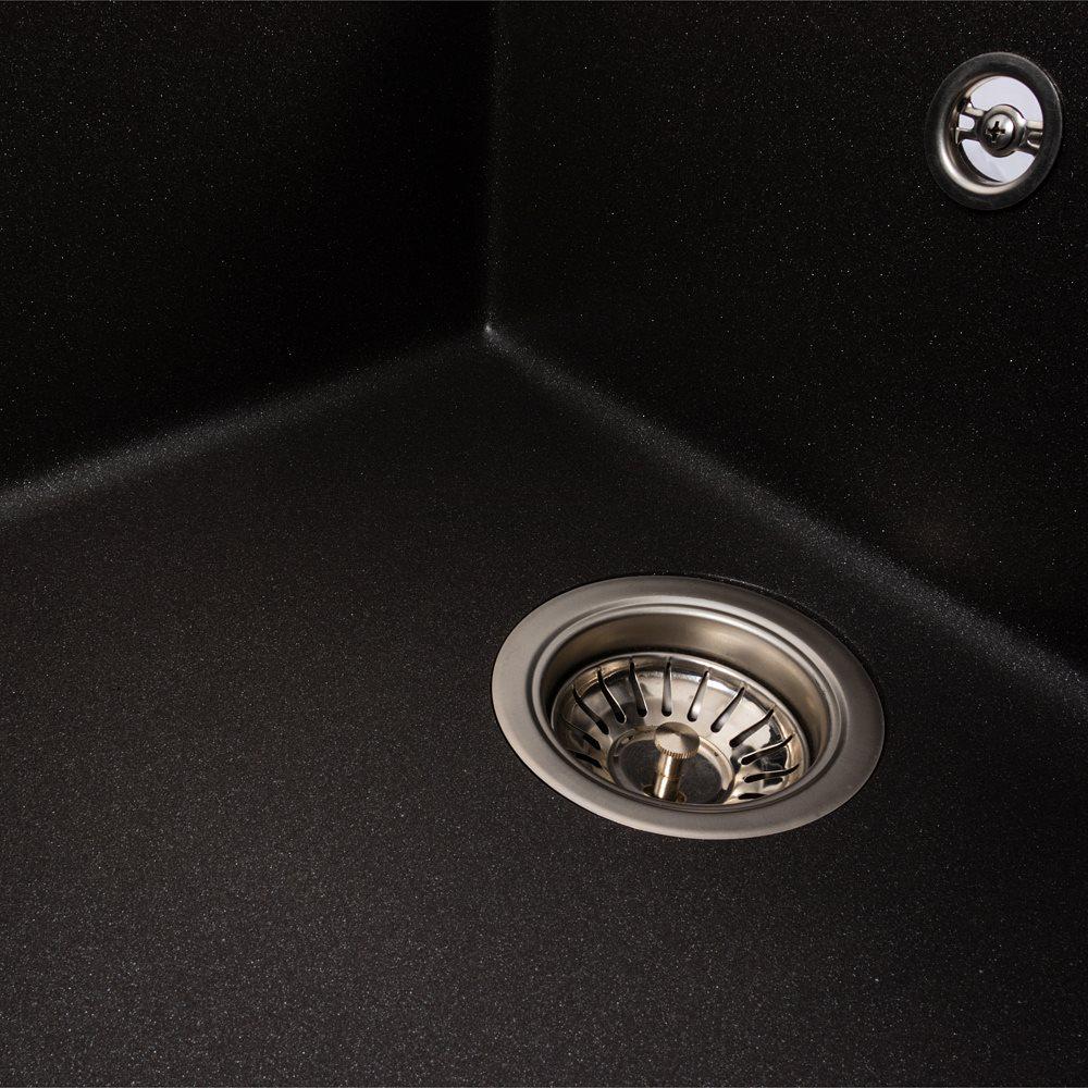 Мийка кухонна гранітна 7050 Cascada Platinum матова Моріон - фото 5