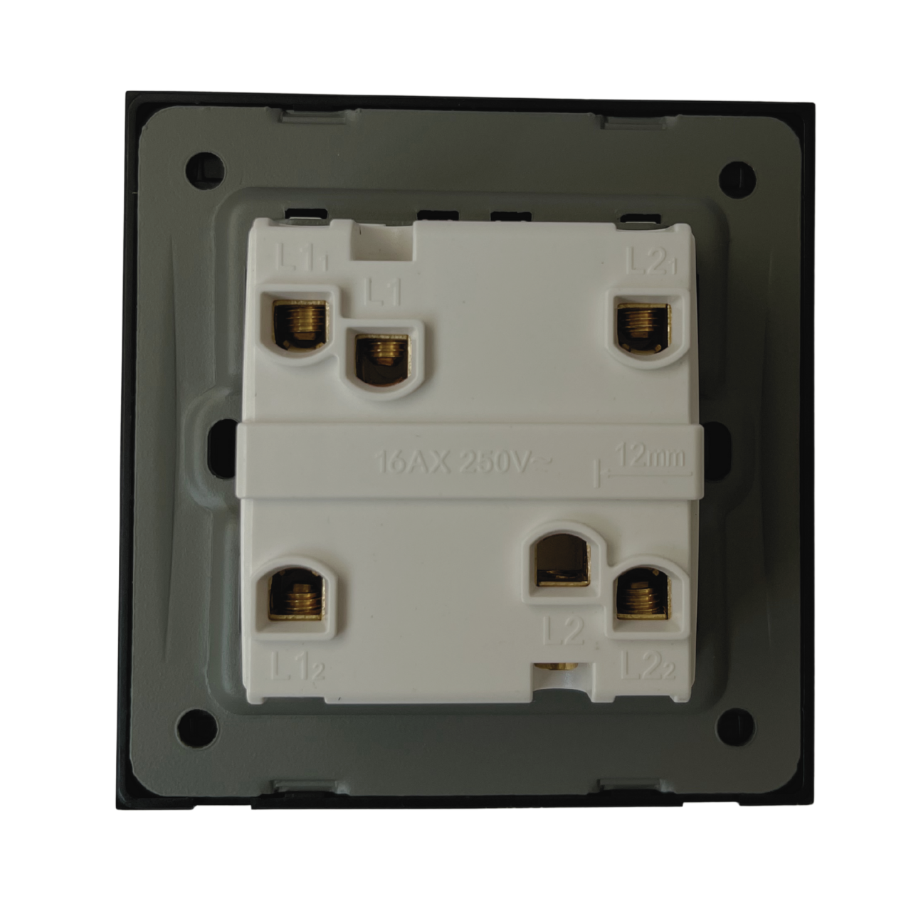 Вимикач прохідний 2 клавішний MERALLI INOX із нержавіючої сталі безрамковий (SWVK2KPR2) - фото 6 Вимикач прохідний 2 клавішний MERALLI INOX із нержавіючої сталі безрамковий (SWVK2KPR2) - фото 6