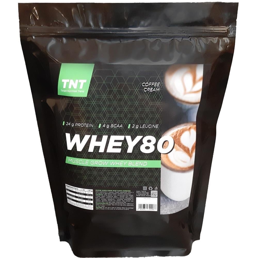 Протеин сывороточный TNT Whey 80 Кофейный Крем 2 кг (29631667)