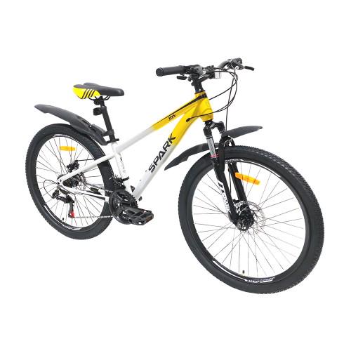 Велосипед Spark JOY колеса 26"/сталева рама 13" Біло-жовтий (26351971) - фото 2