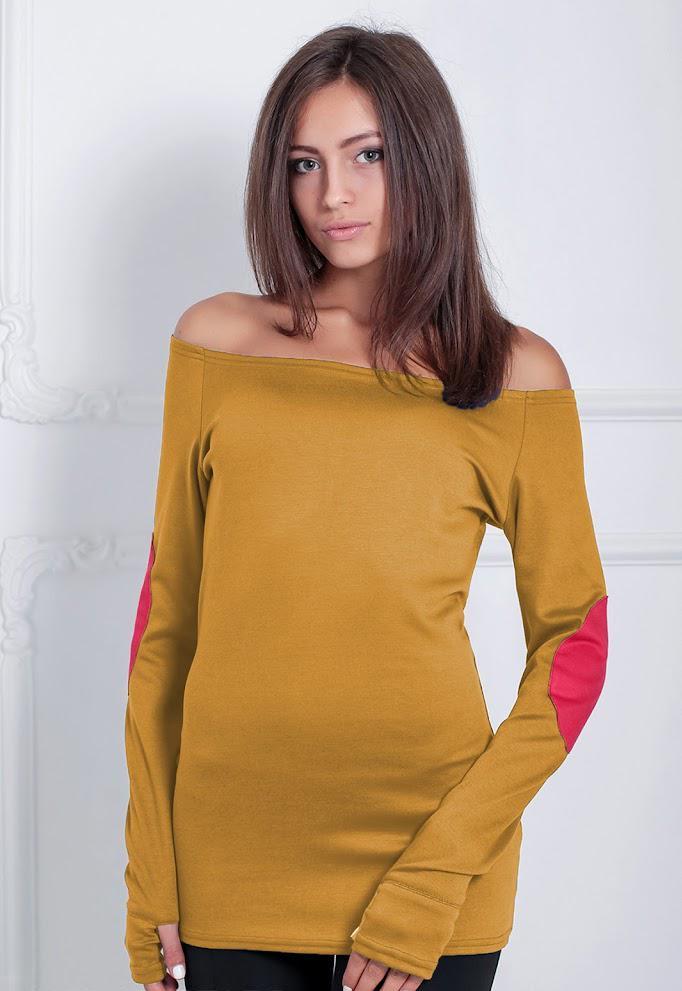 Кофта жіноча Podium Ciderage 10359-MUSTARD XL Гірчичний