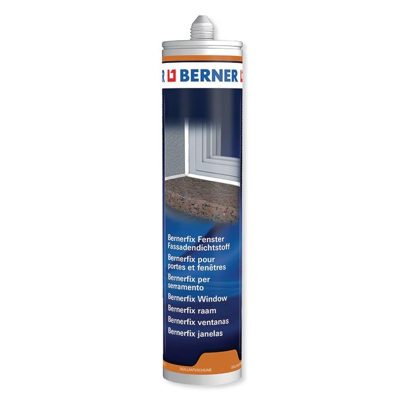 Герметик для вікон Berner Bernerfix 290 мл (372886)