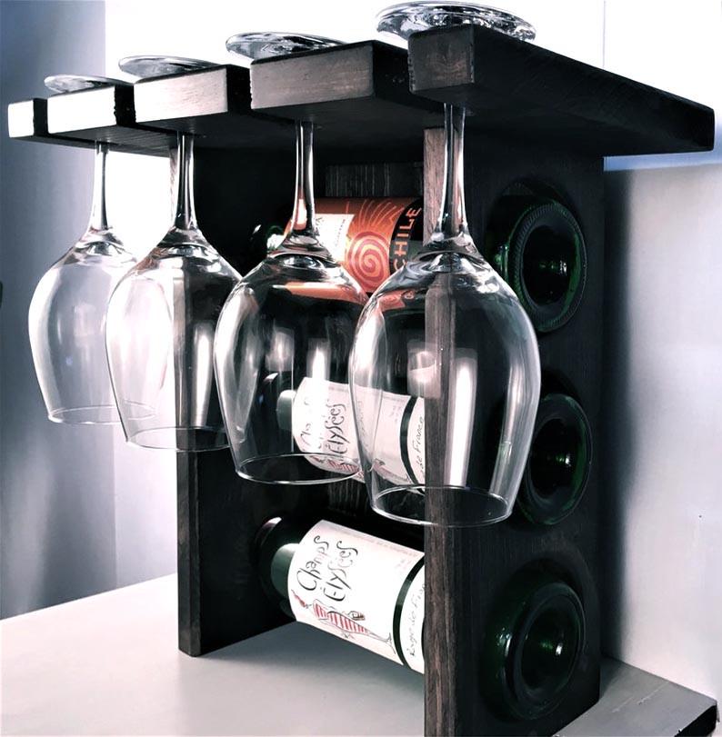 Полка для вина настольная Пенсакола Венге (Впс-001412)