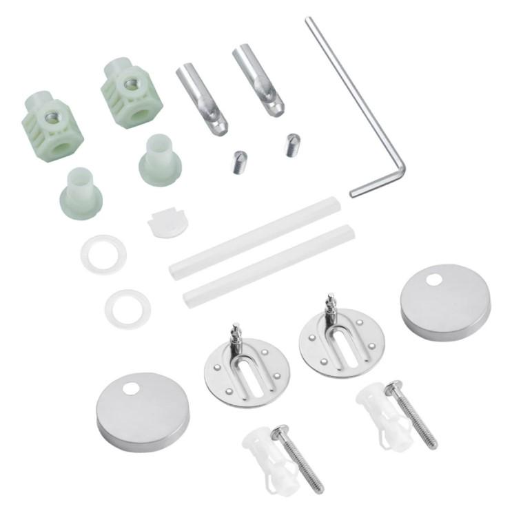 Унітаз підвісний безобідковий Kroner Eifel WHI493436 TORNADO з сидінням (CV034923) - фото 7