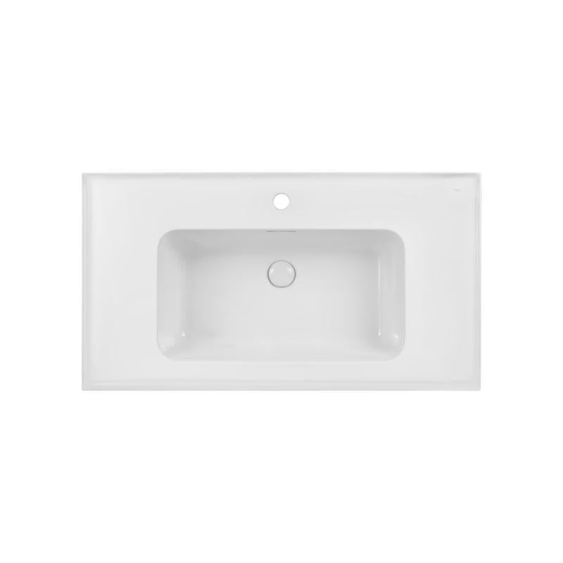 Раковина Q-tap Albatross A с донным клапаном 900х500х230 мм White (QT01115090AW)