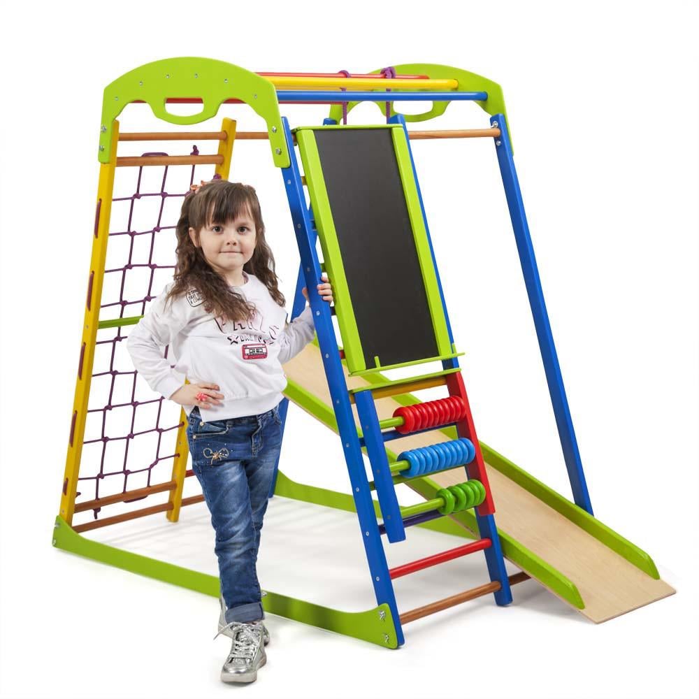 Дитячий спортивний комплекс для дому SportBaby SportWood Plus (SportWood-Plus-4)
