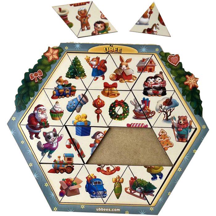 Пазл деревянный Новогодняя головоломка (228336) Пазл деревянный Новогодняя головоломка (228336)