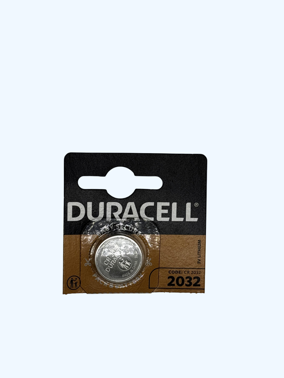 Батарейка литиевая дисковая Duracell CR 2032 3V (29842564)