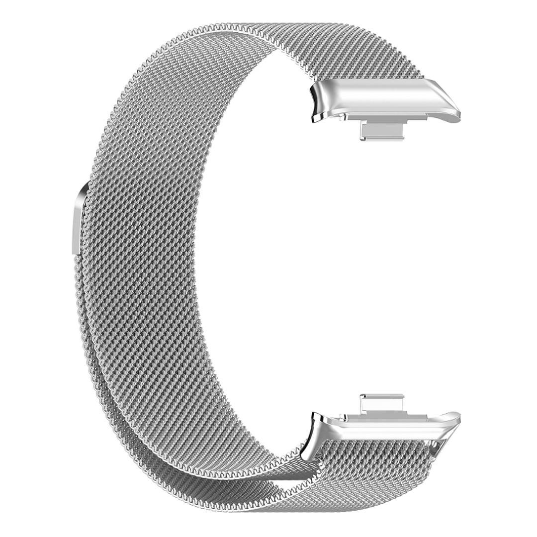 Ремешок металлический Milanese Loop для Xiaomi Smart Band 8 Pro Silver (ECR_8514) - фото 2