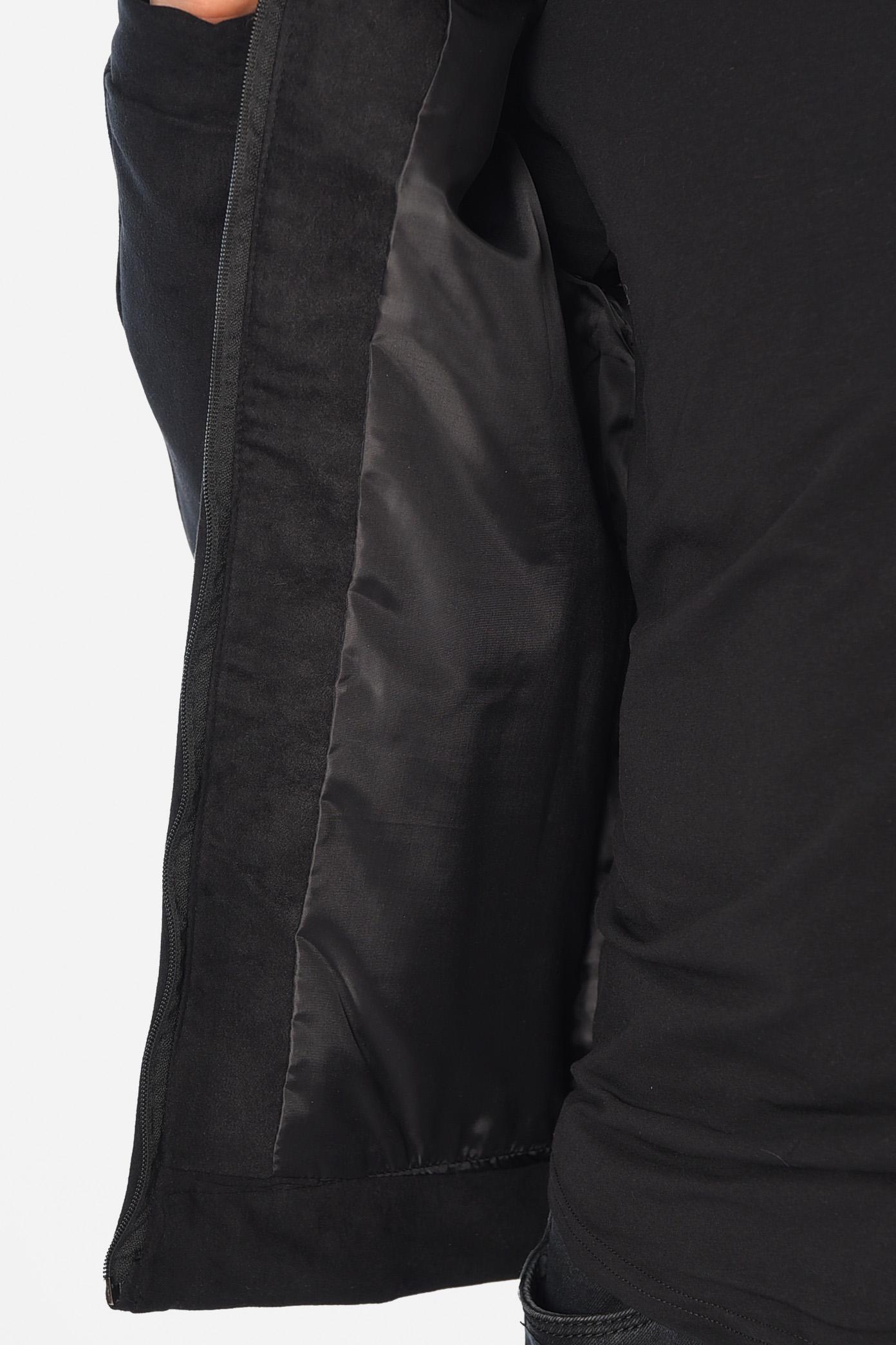 Бомбер мужской замшевый S Черный (195652) - фото 4