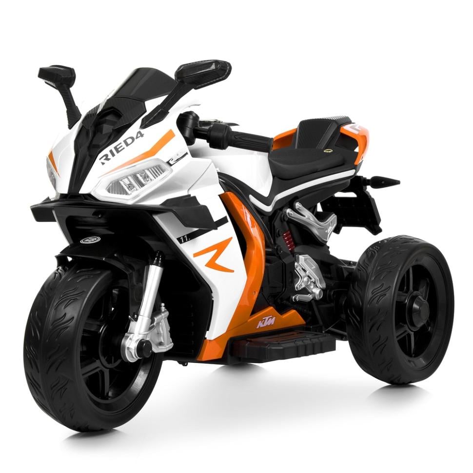 Детский электрический мотоцикл Bambi Racer 12V одноместный до 50 кг Разноцветный (DE-169-E-1009)