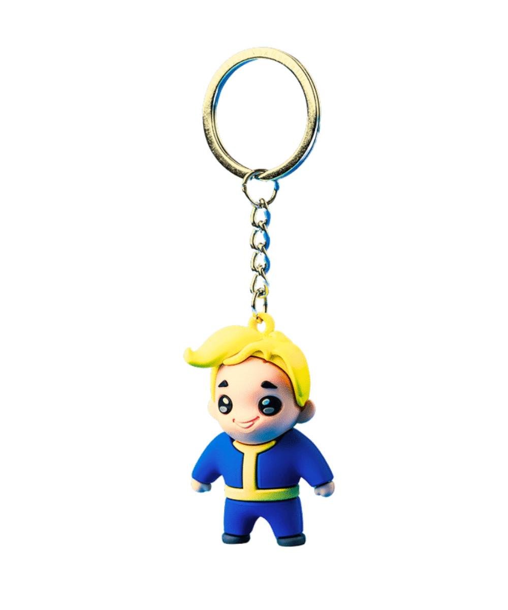 Брелок 3D GoodLoot Fallout Vault Boy Синий/Желтый (5908305246398)