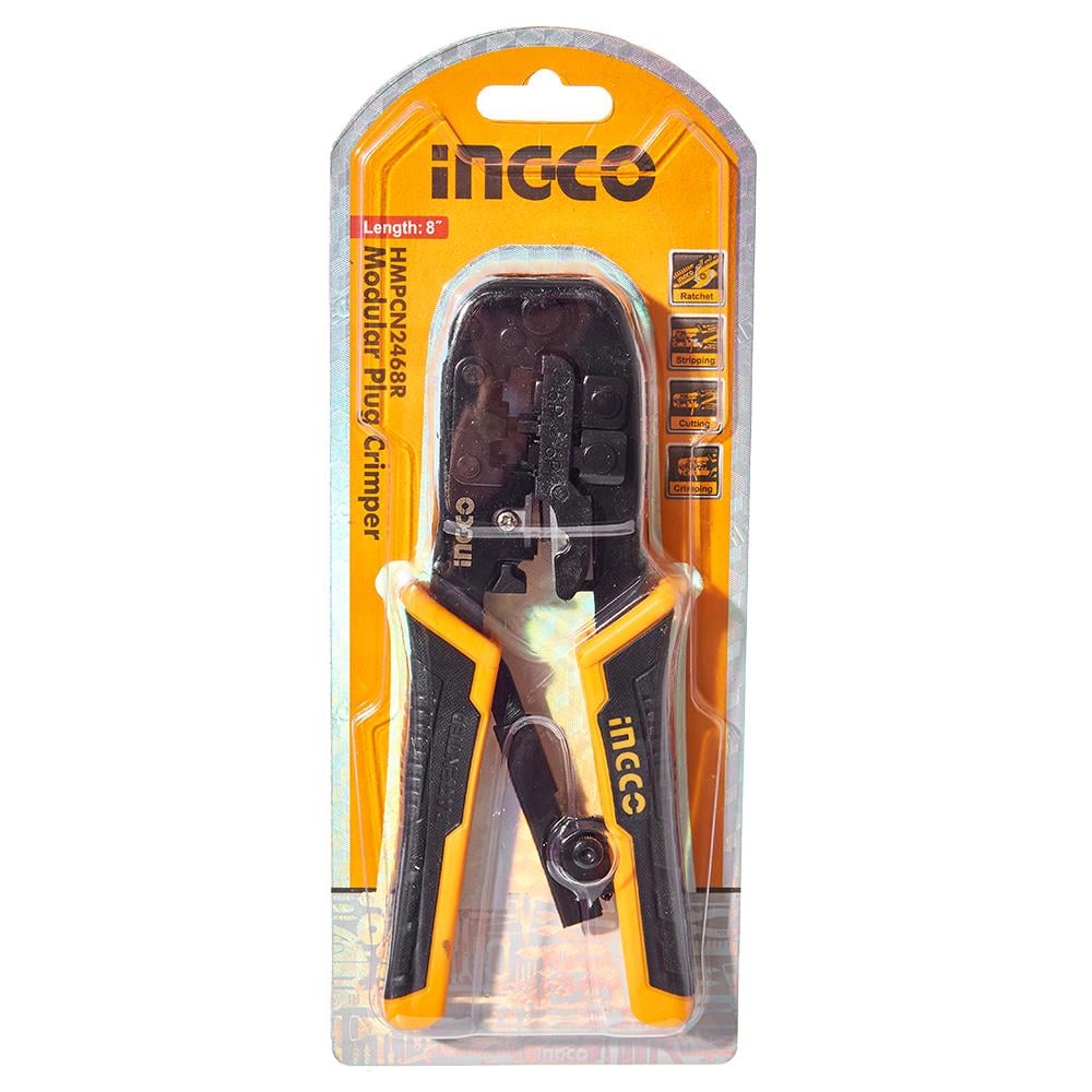 Кліщі для обтискання INGCO телекомунікаційних конекторів INDUSTRIAL
