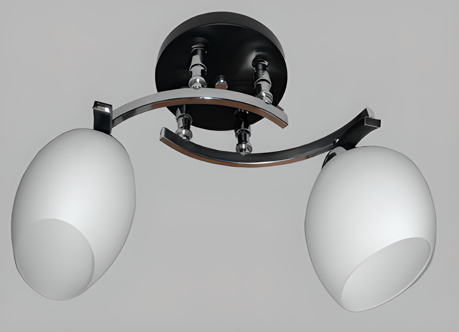 Люстра стельова Sirius Ю 9709/2 на 2 плафона