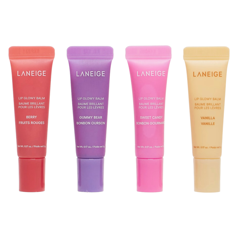 Набір блисків для губ Laneige MINI LIP GLOWY BALM SET 4X5G 4 шт. (26981511)