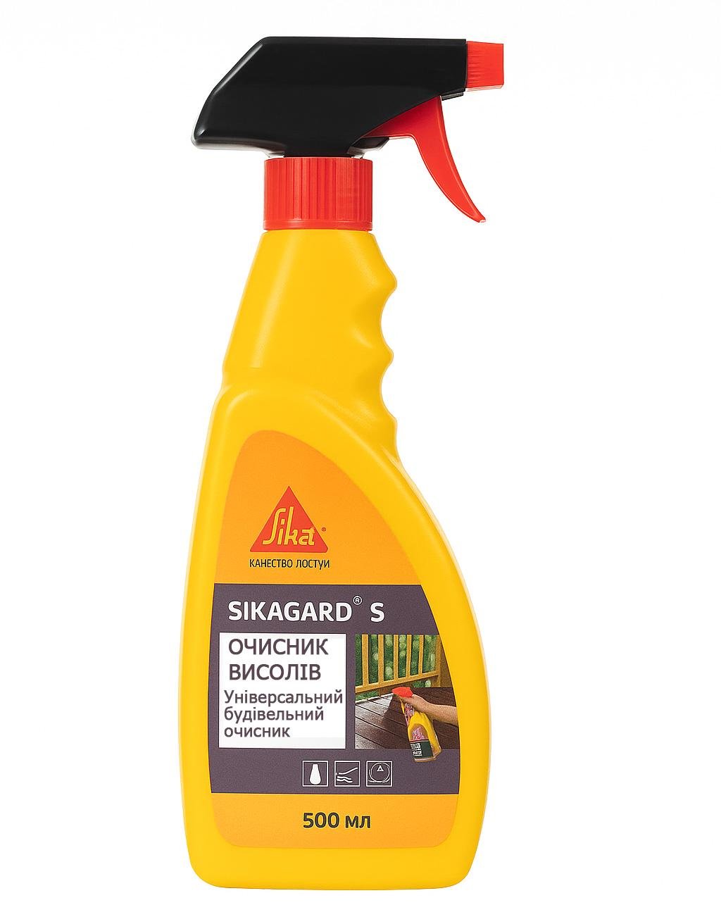 Очиститель высолов и минеральных поверхностей от загрязнений Sika Sikagard-S 500 мл - фото 1