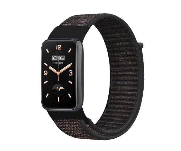 Ремешок Epik Nylon для смарт-часов Xiaomi Mi Band 7 Pro Черный