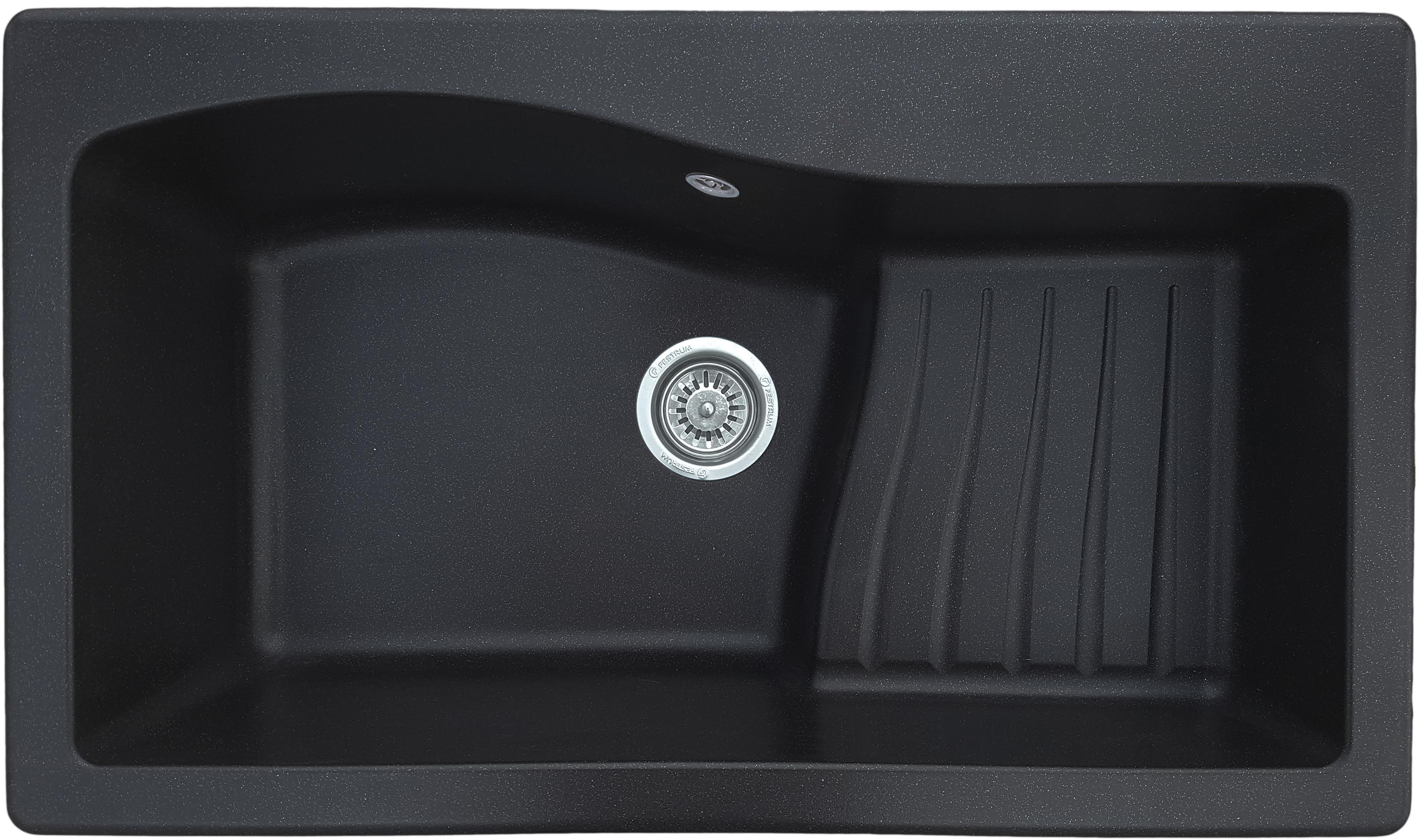 Мийка кухонна Valetti 22N 860x500 мм Чорний