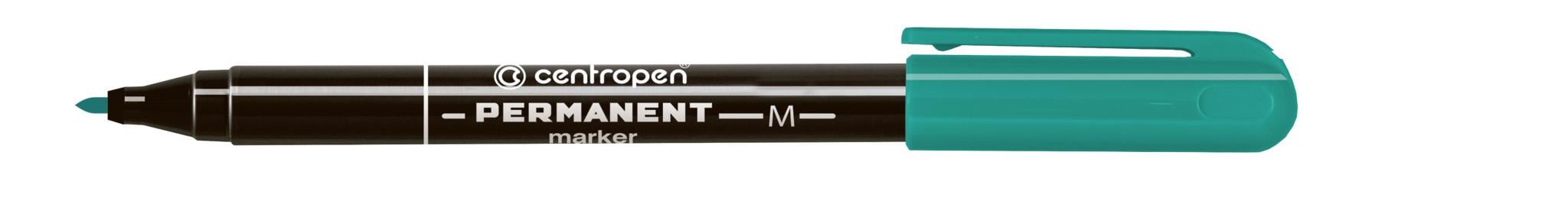 Маркер перманентный Centropen 1 мм Зеленый (2846)