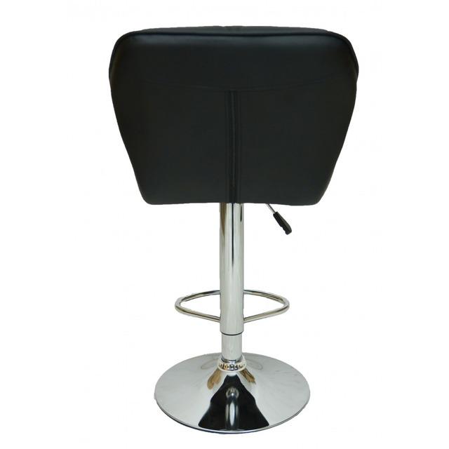 Барний стілець зі спинкою Bonro B-087 Чорний - фото 4 Барний стілець зі спинкою Bonro B-087 Чорний - фото 4