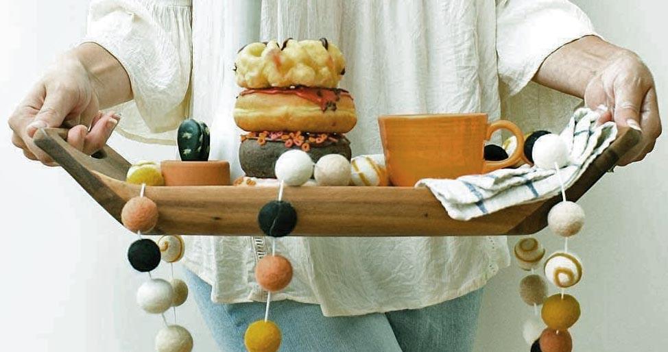 Піднос дерев'яний Лібен Мускат (ПДС-005607)